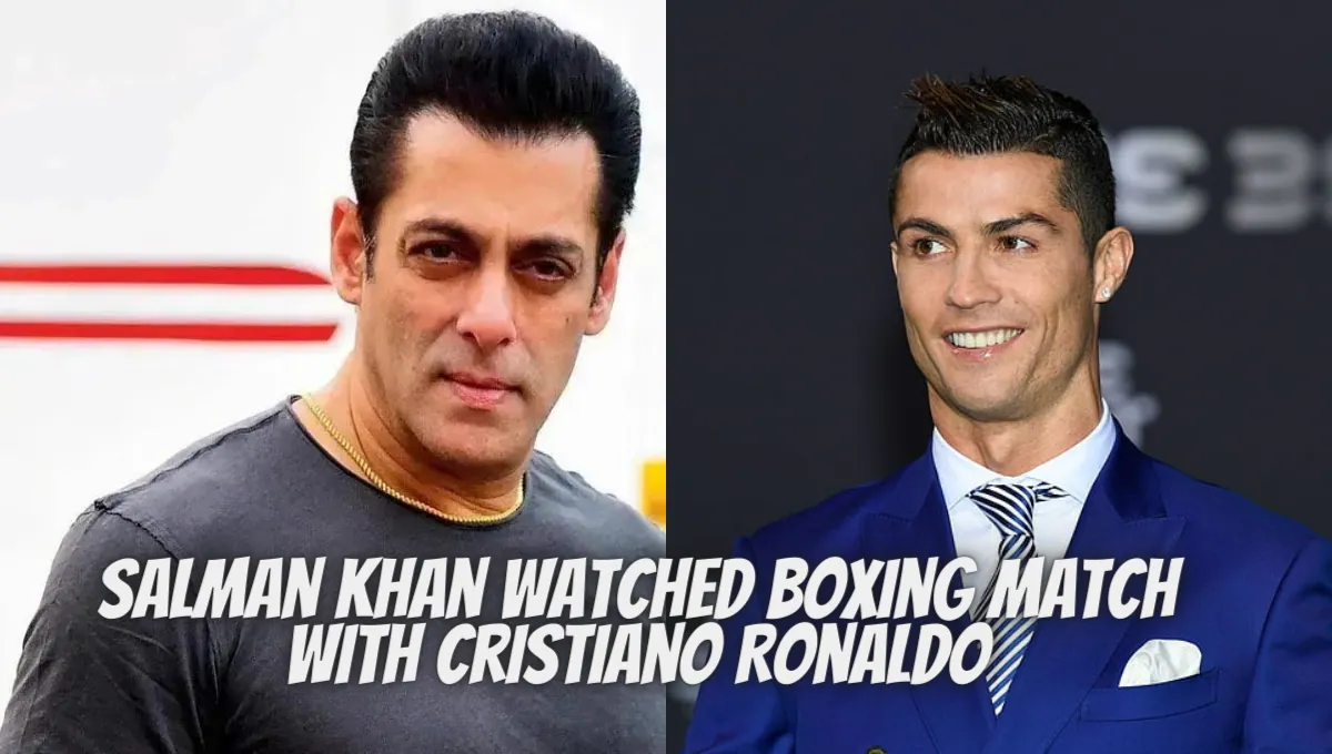 Salman Khan Watched Boxing Match With Cristiano Ronaldo